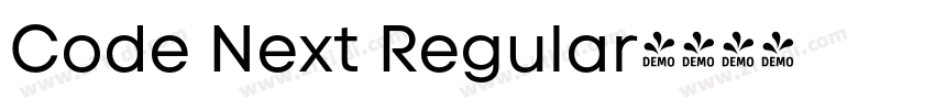Code Next Regular字体转换